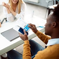 Submeta os seus documentos